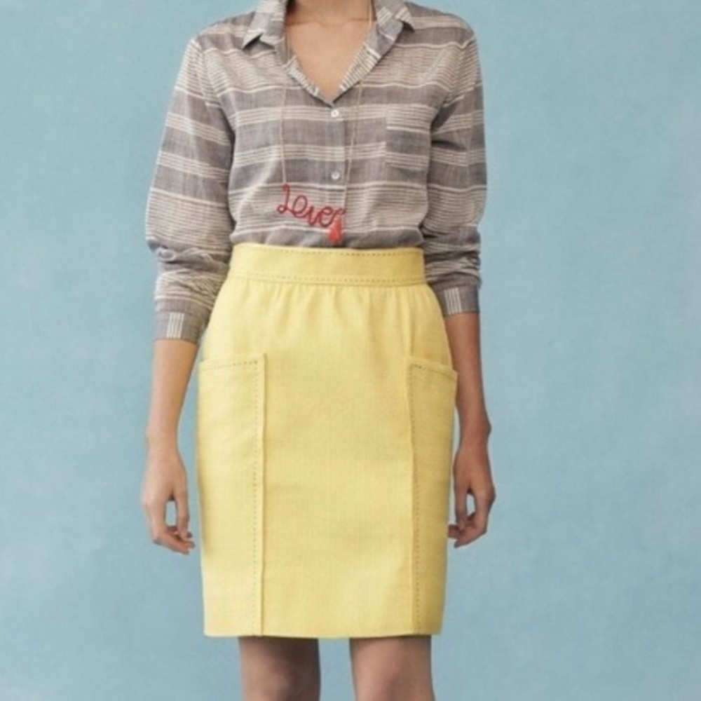 Anthropologie Knee-Length Retro Skirt